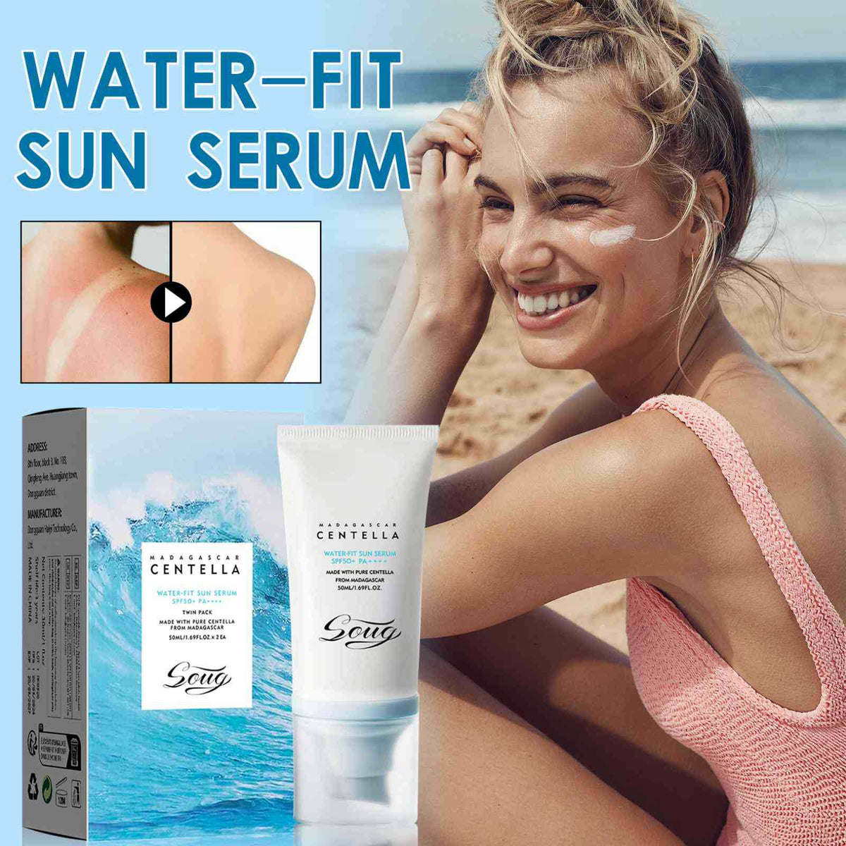 Moisturizing And Waterproof Sweat-proof Makeup Primer Mild